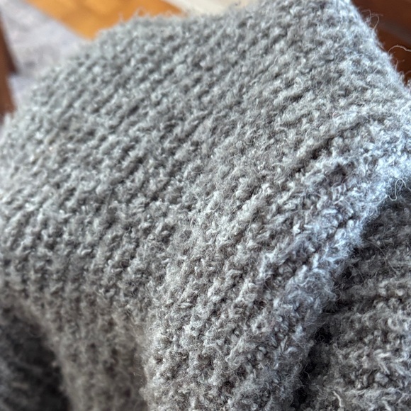 Zara Knit Gray Turtleneck Sweater S - Picture 4 of 4